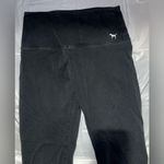 PINK - Victoria's Secret Pink Victoria Secret Small Black Yoga Pants Bottoms With Scrunch Butt Photo 1