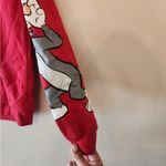 Tom And Jerry Sweatshirt Womens Large Red Long Sleeve Graphic Pullover xs Photo 2