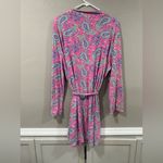 Bobbie Brooks Pink Paisley Robe Photo 4
