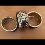 Banana Republic Set of 3 women’s wide bangle bracelets multicolored Photo 5