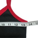 Brandy Melville John Galt Black & Red Dragon Embroidered Crop Top Y2K Small Photo 3