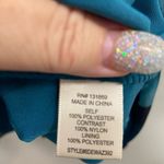 Thirty/Thirty LA size XL blue floral organza babydoll puff sleeve dress $78 Photo 4