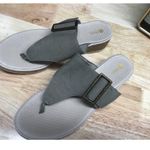 Bzees Bay Wedge Sandals Women's 7M Olive Green Slip Photo 2