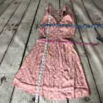 Size XS AFRM Rayanna Polka Dot Dress Misty Rose Pink Photo 9