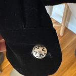 Flatiron Workshop NYC Silk blend Velvet Vintage Blouse Black Photo 2