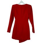 Likely  Dani Dress Scarlet Red Mini Wrap Long Sleeve Cocktail Party Dress Size 2 Photo 5