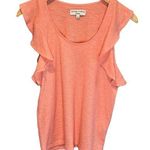 Madewell Texture & Thread Ruffle Sleeve Tank-Top - size Small Photo 0
