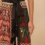 Farm Rio NWT Off-White Coconut Tree Flow Linen Ecovero Euroflax Midi Dress S Photo 1