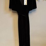 Alex Marie NWT  Women's Black Beth Velvet Jumper Wedding Mom Dress Size 16 Photo 4