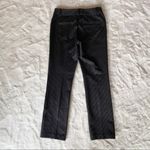 New York & Company Pinstriped Skinny Crop Pant Black Size 0P Photo 5