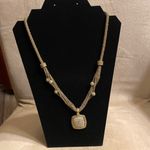 Beautiful Elegant gold plated Necklace Rope Strands gold studded cluster stones Photo 0