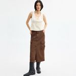 Coach  Cargo Maxi Skirt in Organic Cotton Photo 7