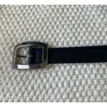 NY & Co. Women's Black Leather Silver Buckle Belt Size S SKU 2551 Photo 1