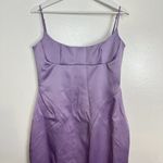 House Of CB  Helena Satin Trim Midi Dress in Orchid Size Large Photo 6