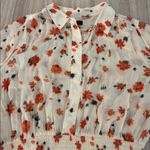 Rag and Bone Bailey Floral Smocked Dress Size Large Photo 7