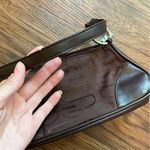 EXPRESS Y2K Brown Print Leather Shoulder Bag Photo 3