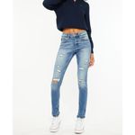 KanCan KC8347M Women’s Medium Wash Distressed Size 13 / 33 Jean Shorts J…​​​ Blue Photo 7