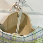 Anthropologie NWT By  Short-Sleeve Pajama Style Top Cotton Plaid Button Down XS Photo 6