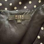 Alex Marie  Dress Sleeveless Black & White Polka Dots Photo 1