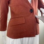 Anthropologie cartonnier burnt orange v neck blazer size XS. #352 Brown Photo 4