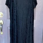Elegant Black Midi Dress Size 18 Photo 0