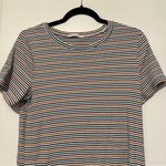 Ellison  striped ribbed multi color dress size L Photo 1