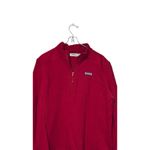 Vineyard Vines Vineyards Vines Women's Sweatshirt 1/4 Zip Long Sleeve Pullover Cotton Red Large Photo 3