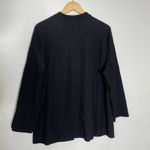 Eileen Fisher  black Ribbed full-zip jacket Women's Size 2X Photo 1