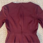 1. State EUC  Burgundy Wine Long Sleeve Faux Wrap Mini Dress, Size M Photo 8