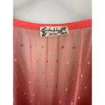 Free People  Intimately Coral Blush Up Ruched Blouse - Size - Small Photo 3