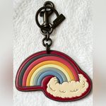 Coach  Rainbow Leather Bag Charm Photo 5