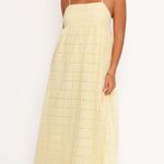 Petal and Pup Alyah Maxi Dress size Large yellow eyelet lace Photo 2