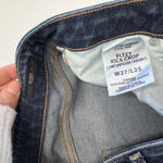 Silver Jeans  Womens‎ 27 Blue Fleet Kick Crop Denim Raw Hem High Rise Cotton Photo 4