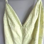 Line and Dot Lime Green Sequin Gown Spaghetti Strap Evening Dress Formal Party Photo 13