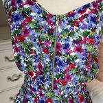 Pretty Good  Romper Colorful Floral Spaghetti Strap Womens Small Photo 5