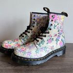 Dr. Martens  1460 Floral Mash Up Backhand Parchment Beige Boots Size 6 #B1136 Photo 8