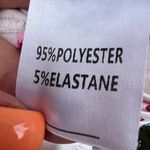 Double Crazy‎ Halter Top Festival Boho Floral Print Crop Halter Top Size Large White Photo 4