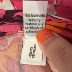 Diane Von Furstenberg  Celeste Wrap‎ Romper Eden Garden Pink Silk Floral Size 10 Photo 4