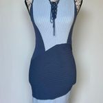 Jonathan Simkhai rib-knit colorblock lace-up midi dress size S small Photo 4