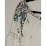 Tassels N Lace OTS Bell Sleeve Top - Size L - NWOT Photo 3