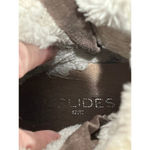 J SLIDES faux fur lined rubber sole high top zipper side‎ slip on shoes Size 8 Photo 5