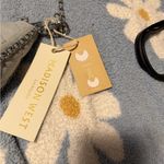 Madison West  Light Blue Quilted Crossbody Bag Photo 5