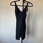 SKIMS  Body CORE SCULPT‎ Unlined PLUNGE MID THIGH BODYSUIT BLACK NWT size S onyx Photo 4