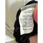 Tiffany & Grey Womens Romper Sz Petite L Black Short Sleeves Long Pants Stretchy Photo 5