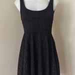Aeropostale Women’s Black Crochet Summer Dress, Small Photo 0
