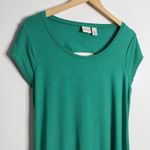 Energy Green Knee Length Dress Open Back Medium Chico's 1 Stretch Photo 5