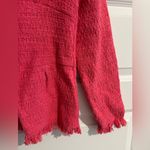 Frances Valentine Elle Fringe Blazer Pink Size XS Photo 4