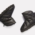 Piumestudio Luna Black Pillow Boot Womens 37/6.5 Ankle Bootie Vegan Photo 0