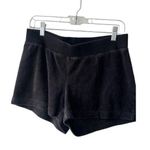 Motherhood Maternity Black Pull-On Terry Cloth Shorts Women's Size Medium Photo 0