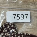 Just In Thyme Dress Brown White Dot Print Boho Tribal 12 Festival Party Office Photo 7